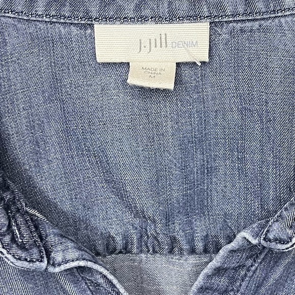 J. Jill Denim Button Down Shirt - Picture 5 of 9
